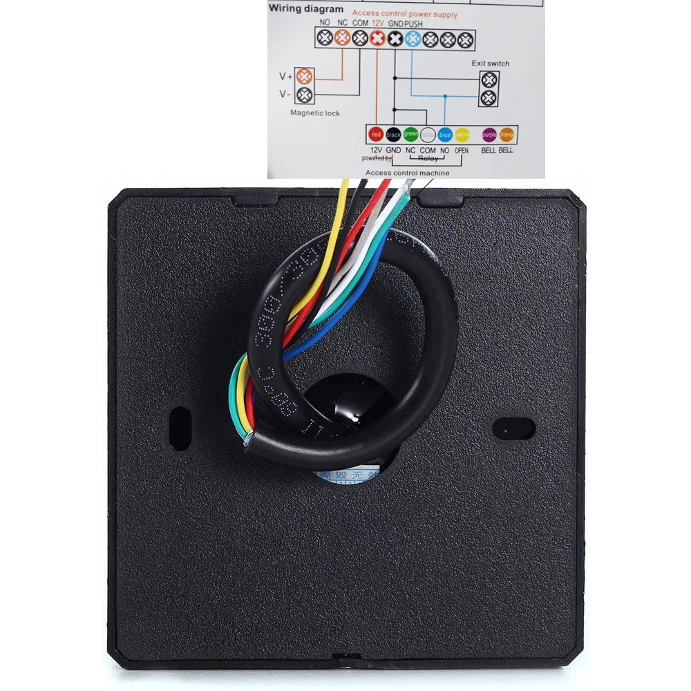 IP68 Waterproof RFID Access Control Reader 125Khz with Backlight 5000 User Capacity Keypad for Secure Entry Systems Vue