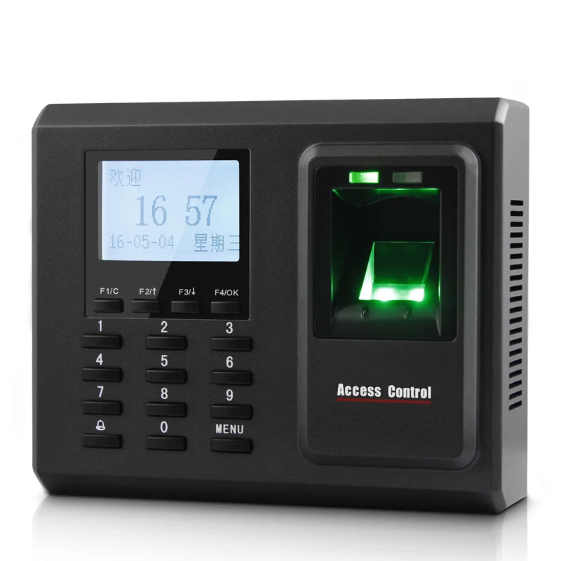 Biometric Fingerprint Access Control Time Attendance Machine Door controller Support RFID card Free software Vue