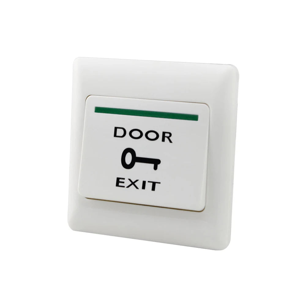 Door Exit Button Release Push Switch for Electronic Door Lock NO COM lock Sensor Switche access push with 86mm with back case Vue PE6