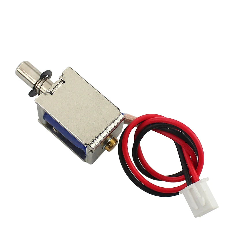 DC mini push-pull electromagnet 12v solenoid magnetic coil stroke 4mm electric retractable magnet small electromagnet Vue 12V