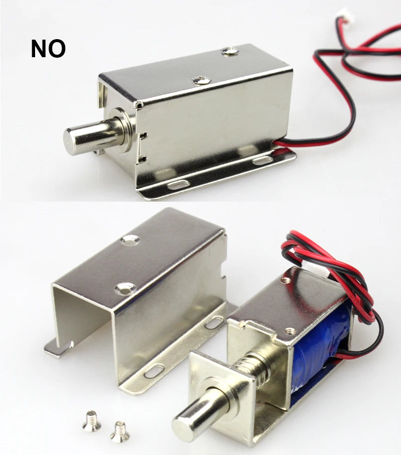 12V or 24V DC Mini Electric Metal Small Bolt Lock Magnetic for Drawer Locker Cabinet Vue
