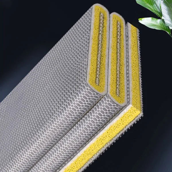 8D 8Layers Aquarium Fish Tank Filter Sponge No Glue Foam Biochemical Cotton Aquarium Water Filtration Accessories Bio-sponge Vue YELLOW 50x40x2cm