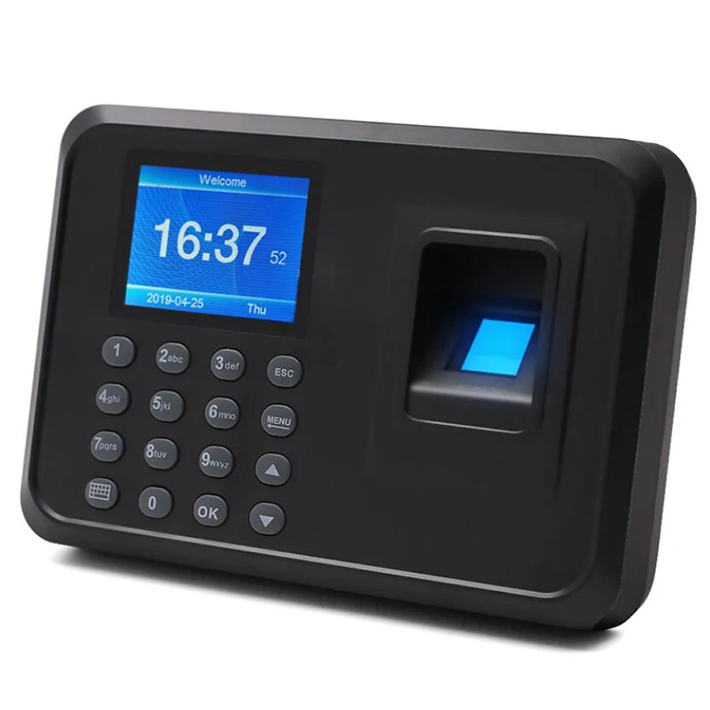 Professional Biometric Fingerprint Time Clock with Facial Recognition, High Accuracy Attendance System for Office/Factory Access Vue
