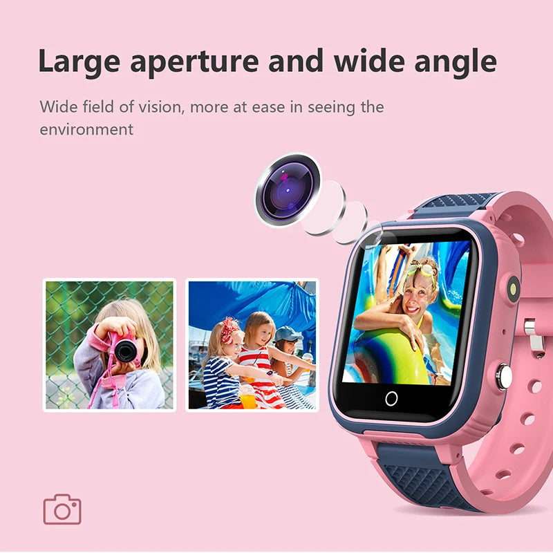 New 4G Smart Watch Kids GPS WIFI Video Call SOS IP67 Waterproof LT21 Child Smartwatch Camera Voice Monitor Tracker Location Vue