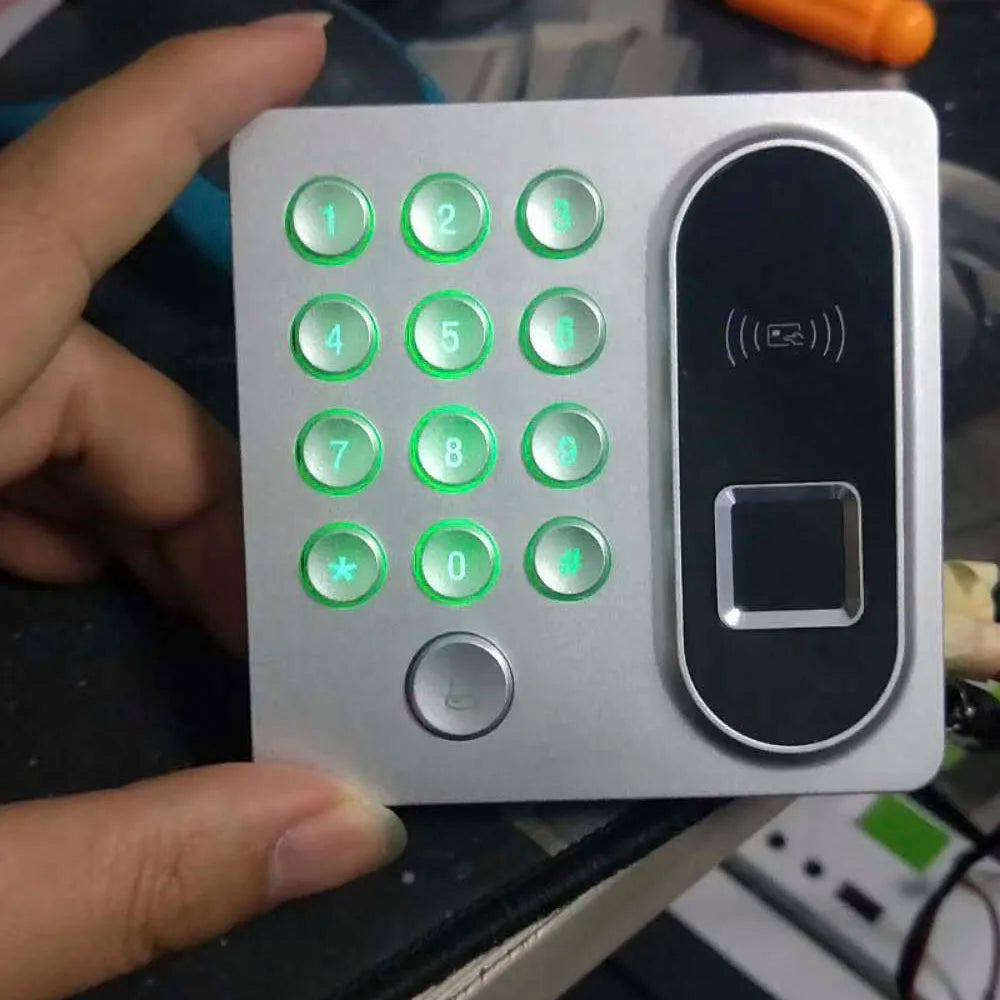 Biometric Fingerprint Access Control RFID Keypad Card Reader Door Lock System 125KHZ 200 user Vue