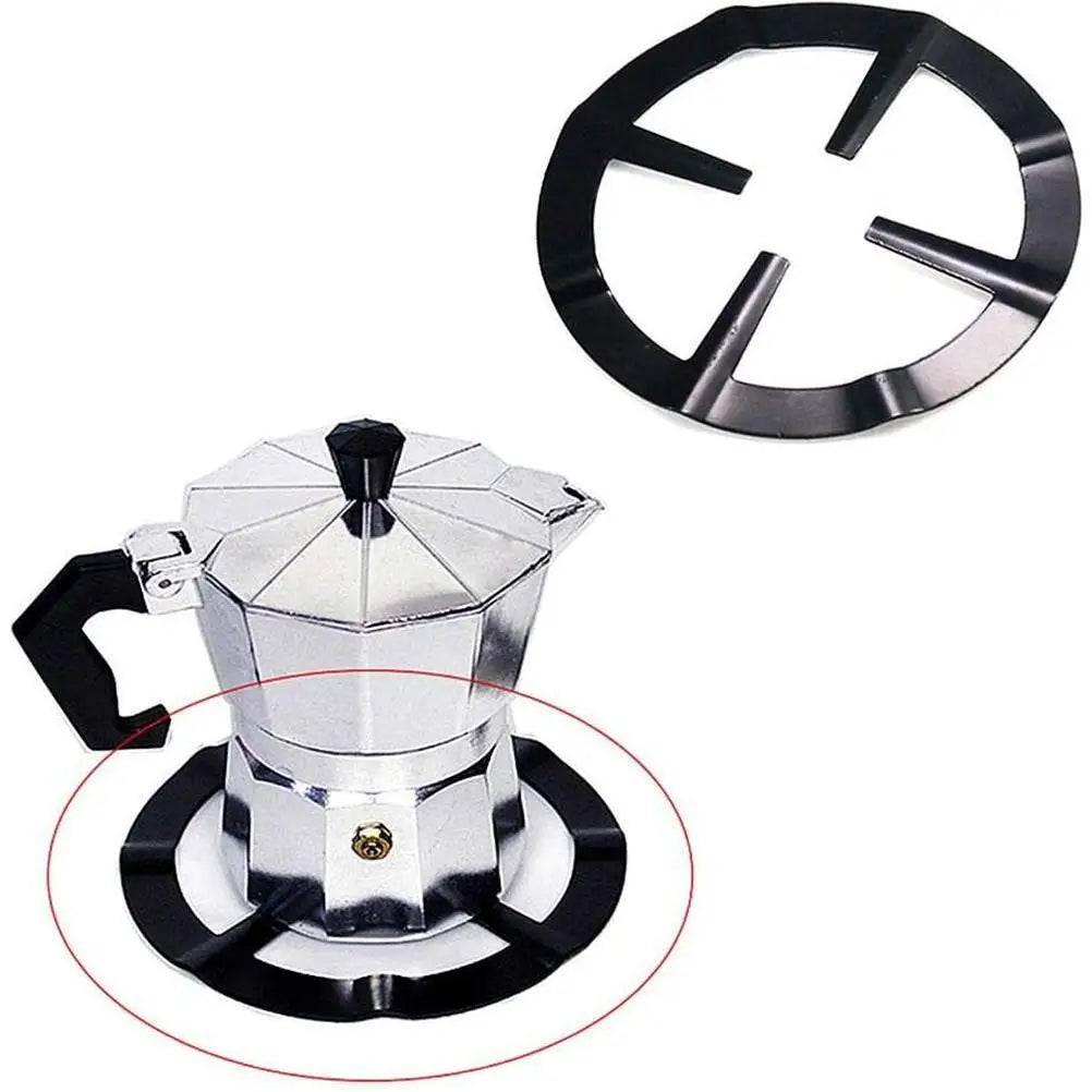 Moka Pot Stove Stand Steel Coffee Pot Holder Gas Range Support Ring Burner Grate Gas Hob Rack Kitchen Accessories Vue Default Title