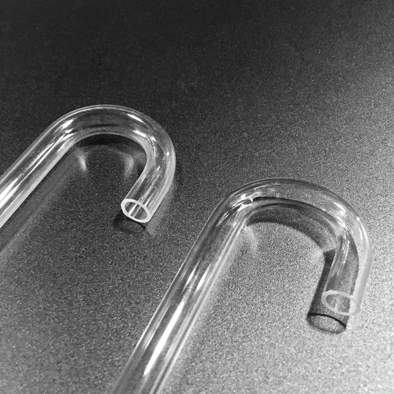 Acrylic Elbow Tube Aquarium Fish Tank Water Pumping Transparent Carbon Dioxide Refiner Diffuser Tube U-shaped Hard Tube Vue