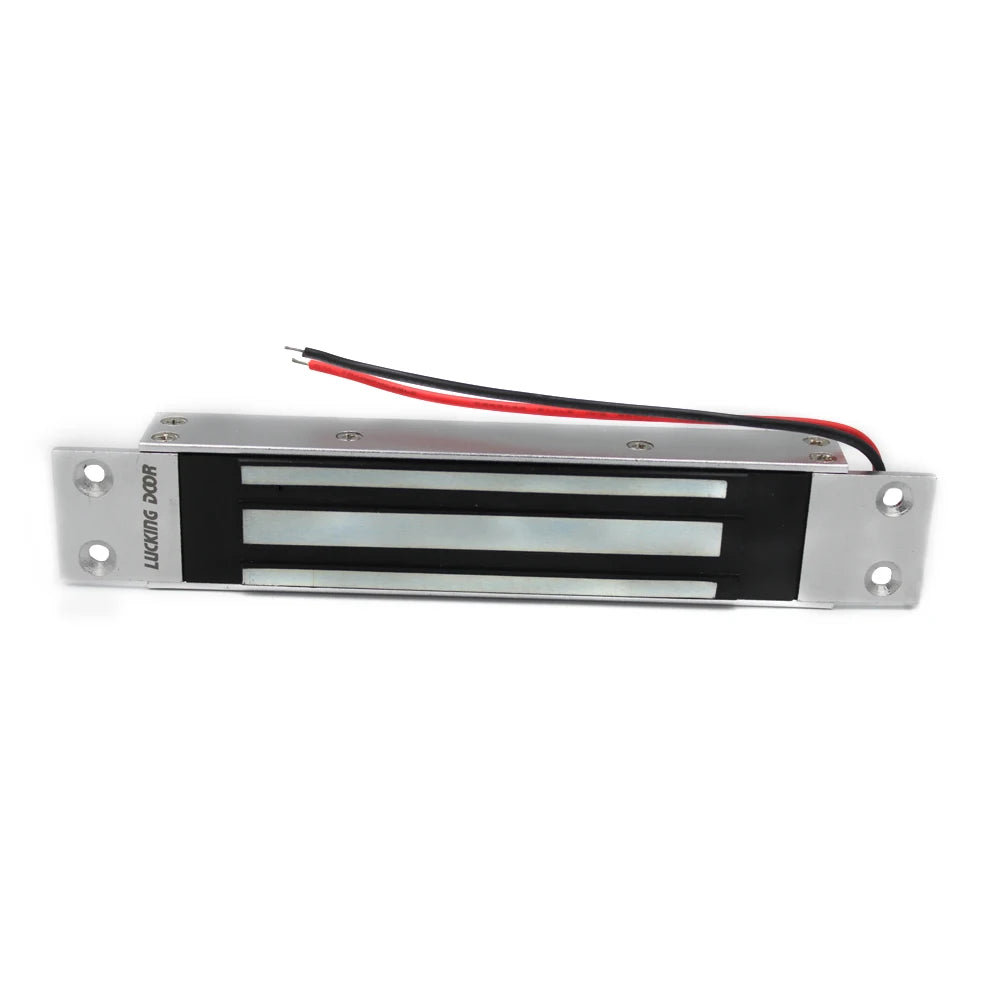12V Single Door Electric Magnetic Electromagnetic Lock With Mortise Mount 350lbs 600lbs Holding Force Access Control Lock Vue