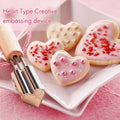 3Pcs Stainless Steel Fruit Cutter Baking Cookie Cutter with Handle for Cakes Biscuits Fruit Vue Default Title