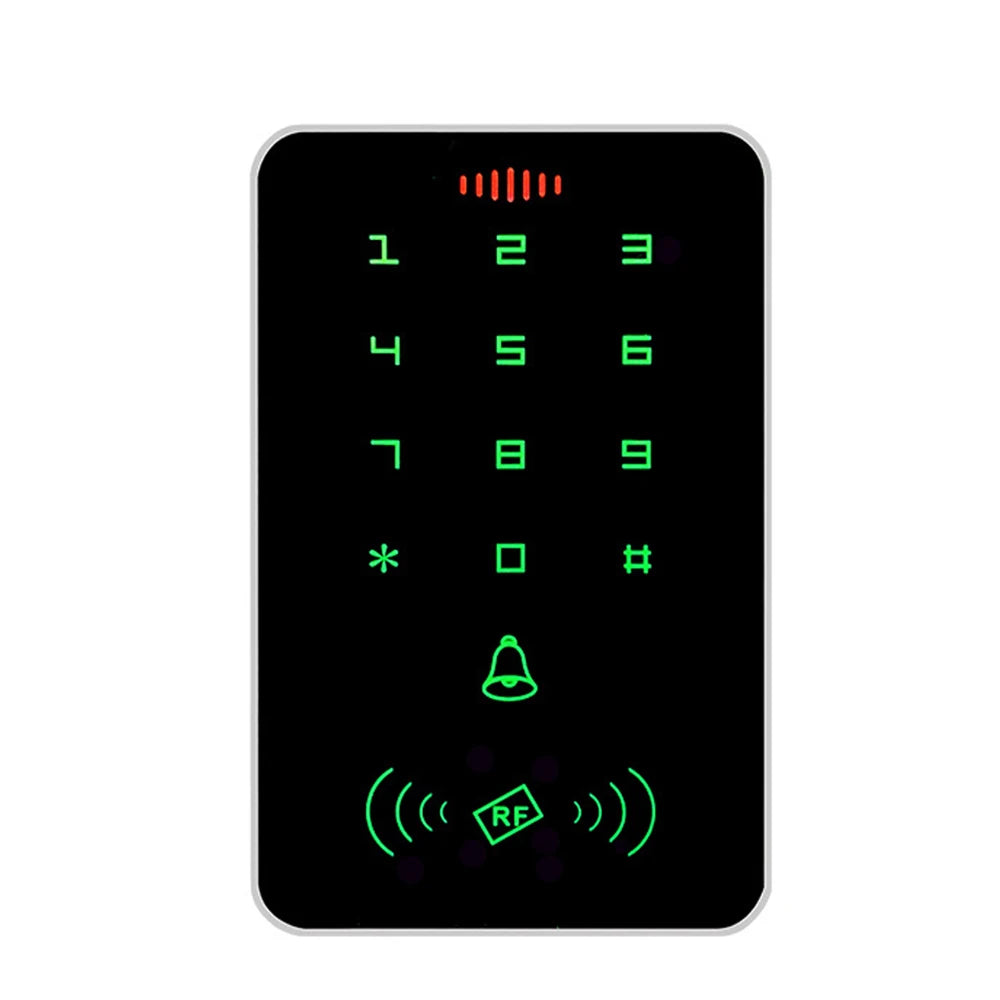 Backlight 1000 User Touch 125khz RFID Proximity Card Keypad Access Control reader Door Lock System electric lock gate opener Vue