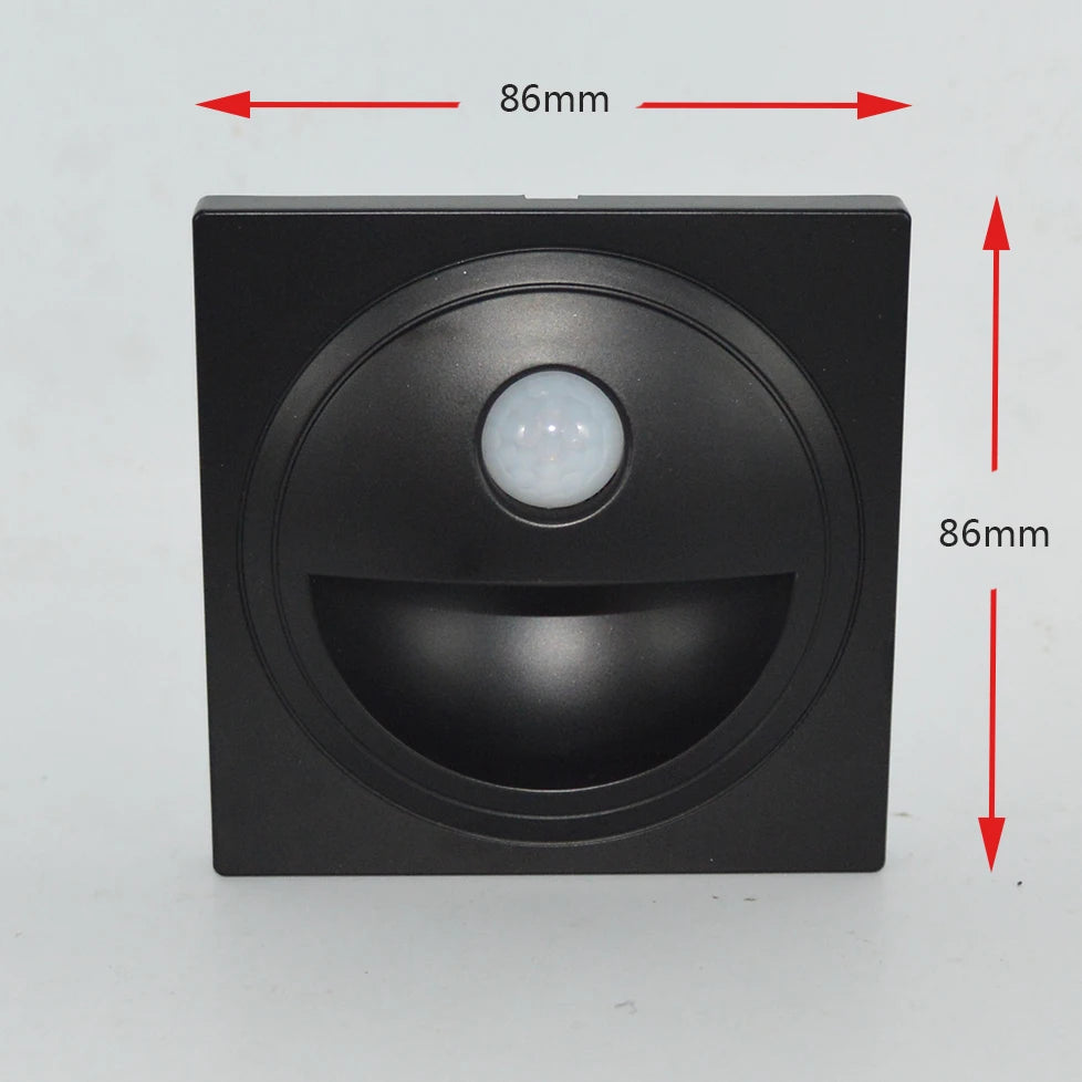 SANDIY Motion Sensor Recessed Staircase LED Wall Night Light Motion Sensor Wall Light Vue