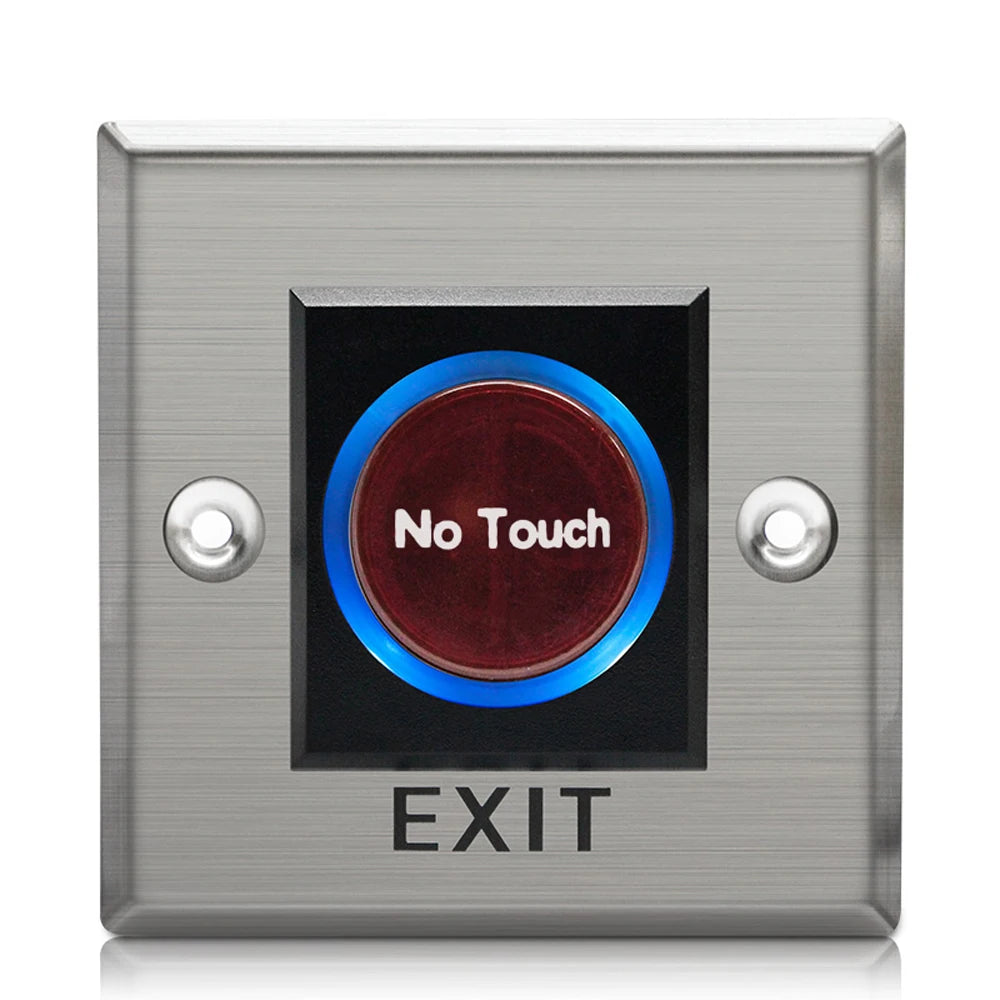 Infrared Sensor Switch No Touch Contactless Door Release Exit Button with LED Indication Access control system accessories Vue