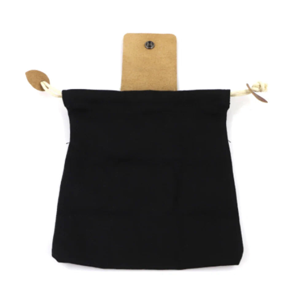 New Portable Outdoor Hiking Foraging Bag Fruit Picking Pouch Collapsible Berry Puch Storage Leather Bushcraft Canvas Bag Camping Vue