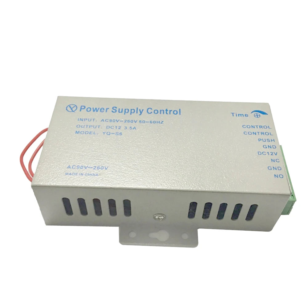 Door Access Control System Switch Power Supply DC 12V 3.5A 5A AC 90~260V for Fingerprint Access Control Machine Vue