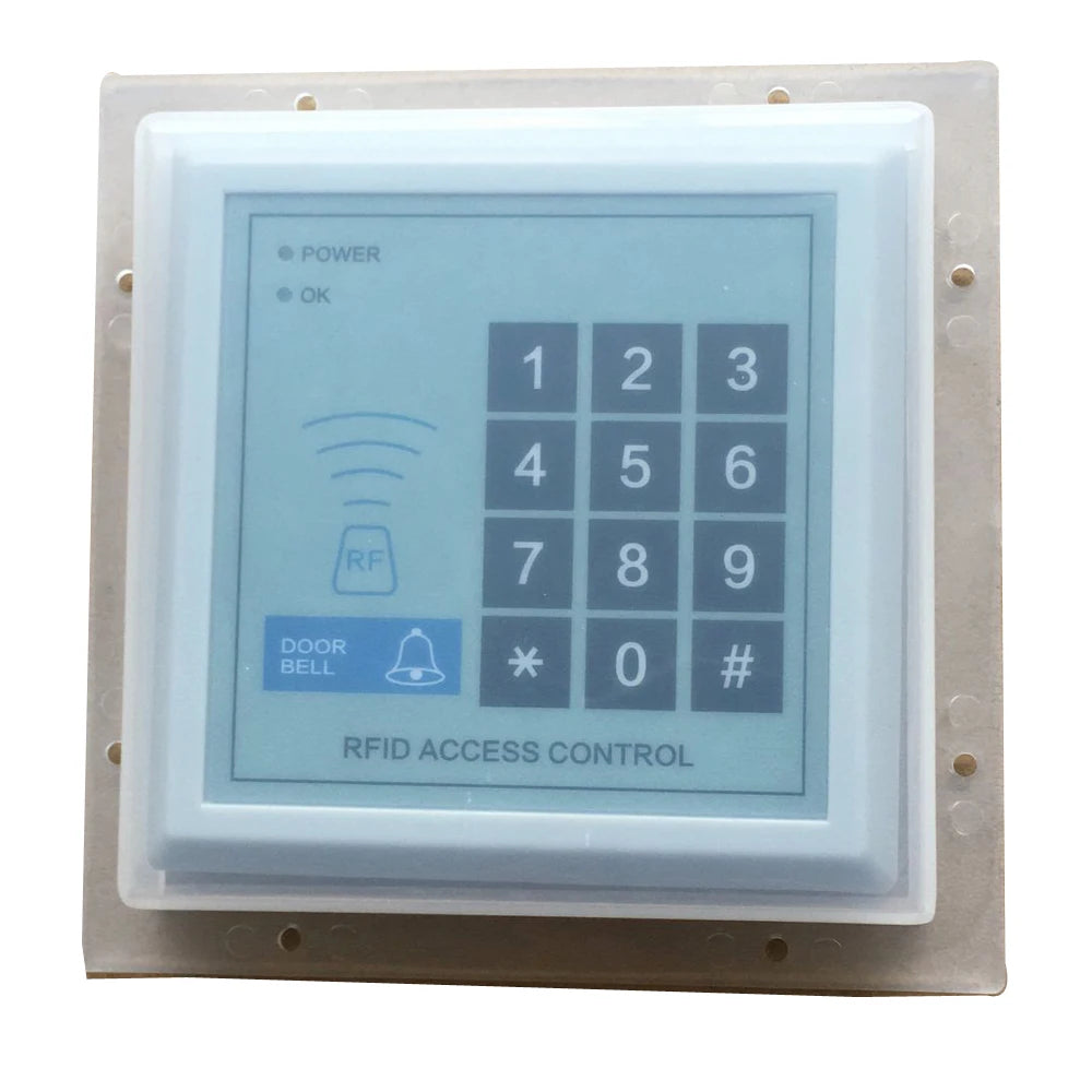 1000 User 125KHz RFID Access Control Keypad Outdoor Rainproof Cover EM Card Reader Door Access Control System For Home/Hotel Vue
