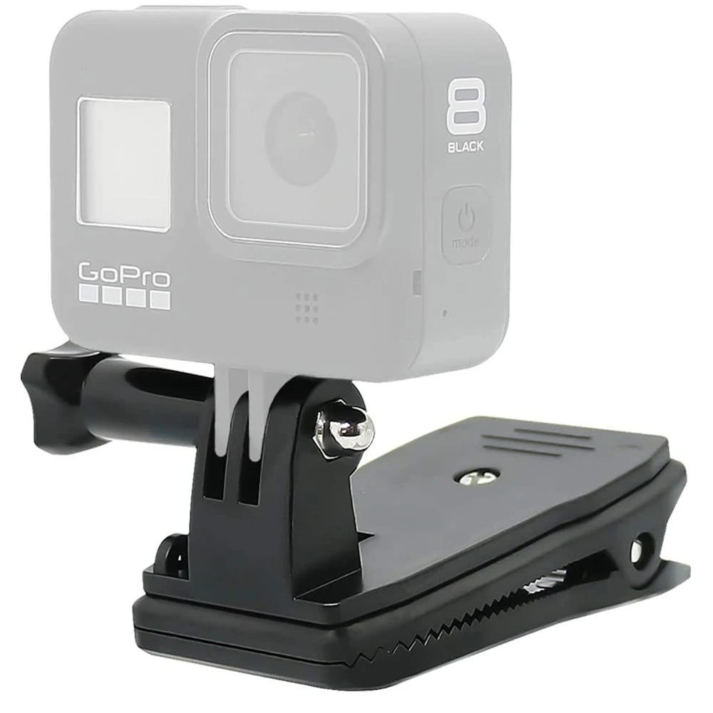 Backpack Strap Clip 360 Degree Rotation Hat Belt Clamp Mount For Gopro Hero 11 10 9 8 Action Camera Accessories Vue