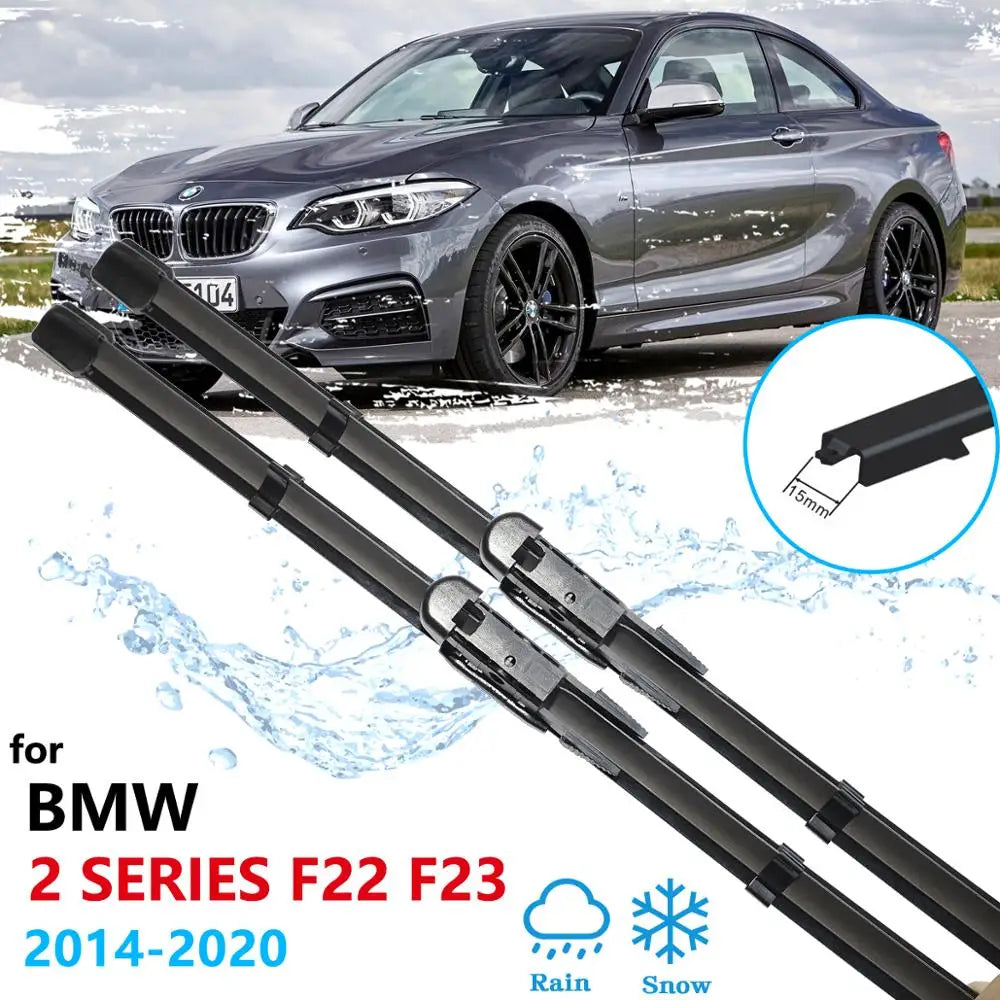 Car Wiper Blades for BMW 2 Series F22 F23 2014~2020 Windscreen Wipers 218i 220i 228i 230i M235i M240i 218d 220d 22d M235i M240i Vue Default Title