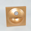 SANDIY Motion Sensor Recessed Staircase LED Wall Night Light Motion Sensor Wall Light Vue Gold Warm White (3000K) 1.5W