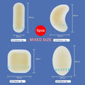 5pcs Hydrocolloid Dressing Heel Tape Anti-Wear Band-Aid Adhesive Bandage First Aid kit Home Travel Outdoor Camp Emergency Kits Vue Mixed Size