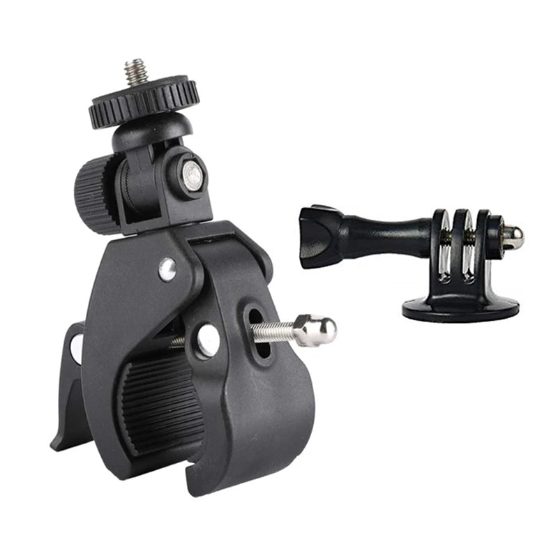 Bicycle Camera Mount Bike Motorcycle Handlebar Handle Bar Tripod Clip Adapter Action Camera Part For Gopro Hero 11 10 9 8 7 Vue