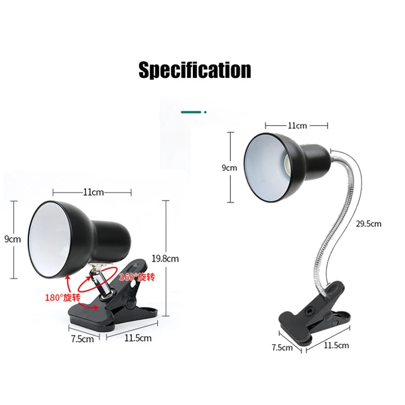 UVA+UVB 3.0 Reptile Lamp Holder Set with Clip-on Thermometer Hygrometer Lizard Turtle Tortoises Basking Heating Bulb 220V Vue