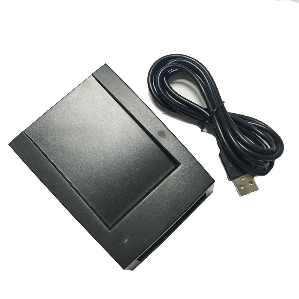 125Khz RFID 13.56MHz IC Card Reader Dual Frequency Writer 2in1 Desktop USB Reader Writer for Access Control Vue
