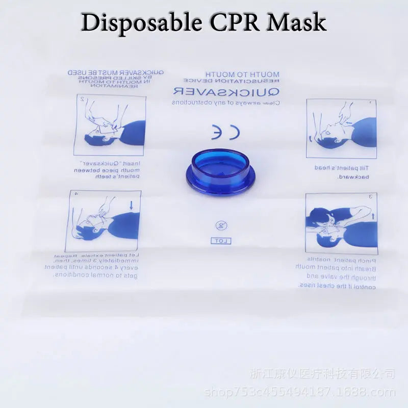 5/10Pcs Portable Disposable CPR Mask Mouth To Mouth Quick Save For Travel Outdoor Camp First Aid Emergency Kits Accessories Vue