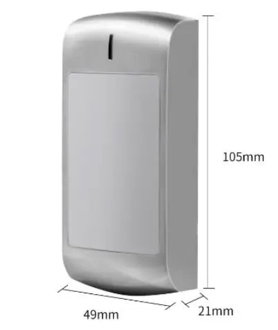 IP66 Waterproof RFID 13.56MHZ Card Reader Access Control 125KHZ Door Lock system wiegand output from 26～44 56 58bits Vue X1-RX