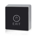 86*86mm Backlight Push Touch Exit Button Infrared Contactless Door Release Switch for access Control System With LED Indicator Vue China Mainland
