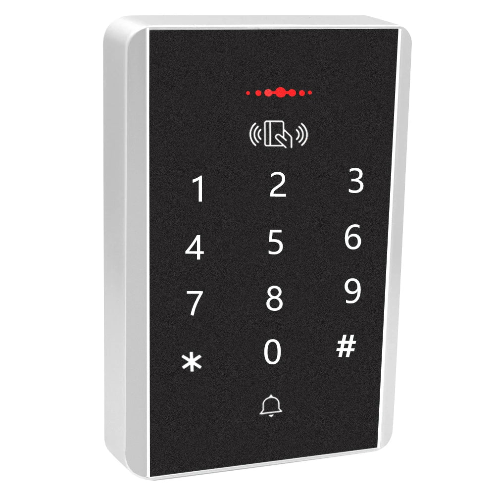Standalone RFID Access Control Keypad Digital Panel Card Reader 125Khz Door Lock System 2000 Users for Security Vue