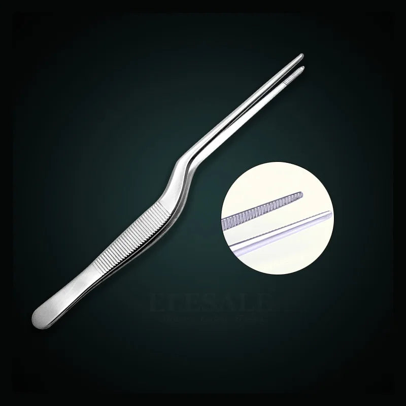 Stainless Steel Tweezers Grip Small Things For Makeup Eyebow Cut First Aid Kits Supplies Hand Craft Phone Repairing Vue