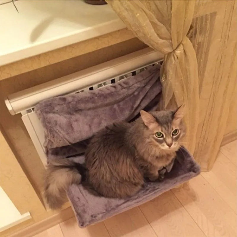 Hanging wall Pet Cat Hammock Washable Cat Bed Winter Warm Cozy Pet Vacant Hanging Big Cat Sleep Mat Kitty Sofa House Cat Cushion Vue