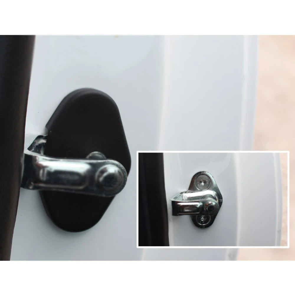 Car Door Lock Decoration Cover For Opel Mokka Zafira Insignia Car Door Buckle Cover Car Styling 4pcs Vue
