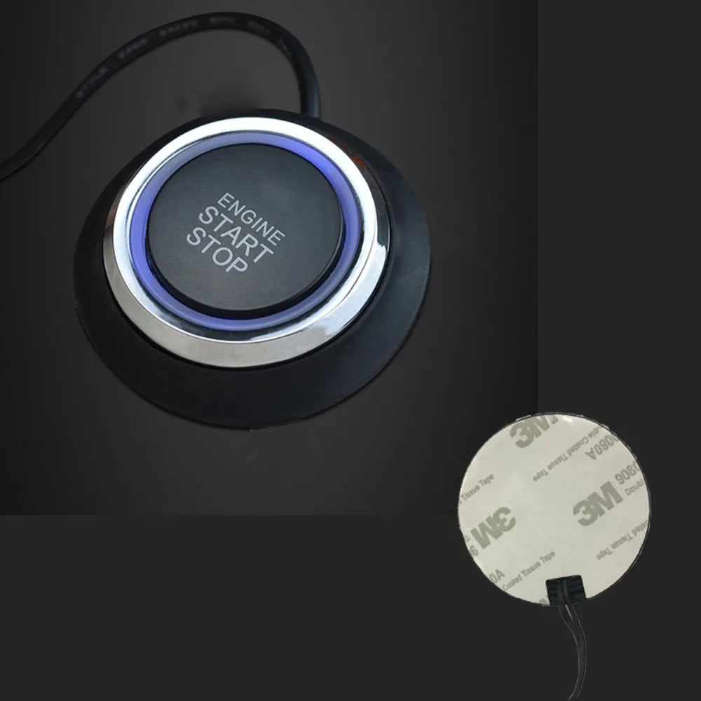 Button Start Stop Car Engine With Wire Circuit Board Lgnition Starter Engine Starter Switch Work Push Start GIORDON System A Vue