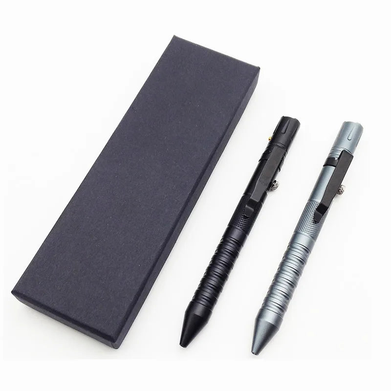 3-In-1 Outdoor EDC Multi-Function Self Defense Tactical Pen With Bolt Switch Emergency Led Light Glass Breaker Birthday Gift Vue