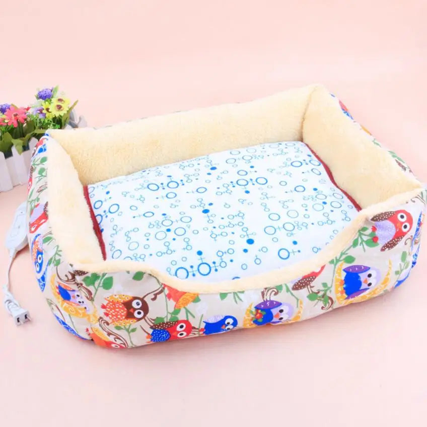 Electric Heated Pet Mat 40x40cm – Cat & Dog Warming Blanket Pet Heating Mat Vue