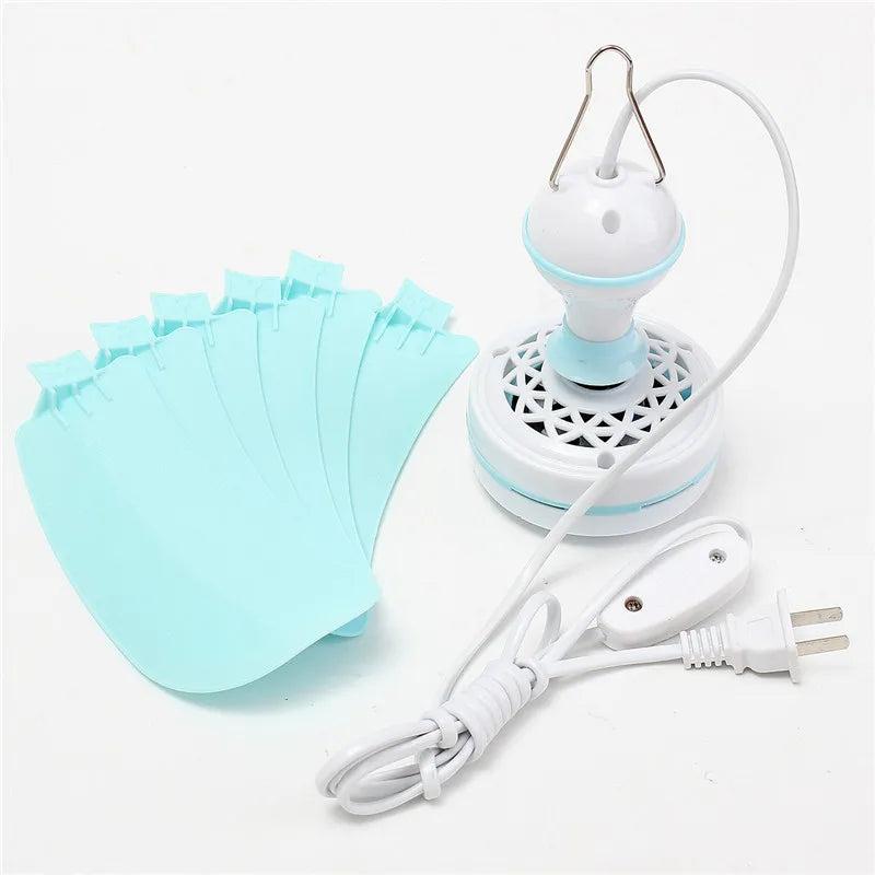 Mini Silent Ceiling Fan 10W Energy Saving 220V – Blue Mini Ceiling Fan Vue