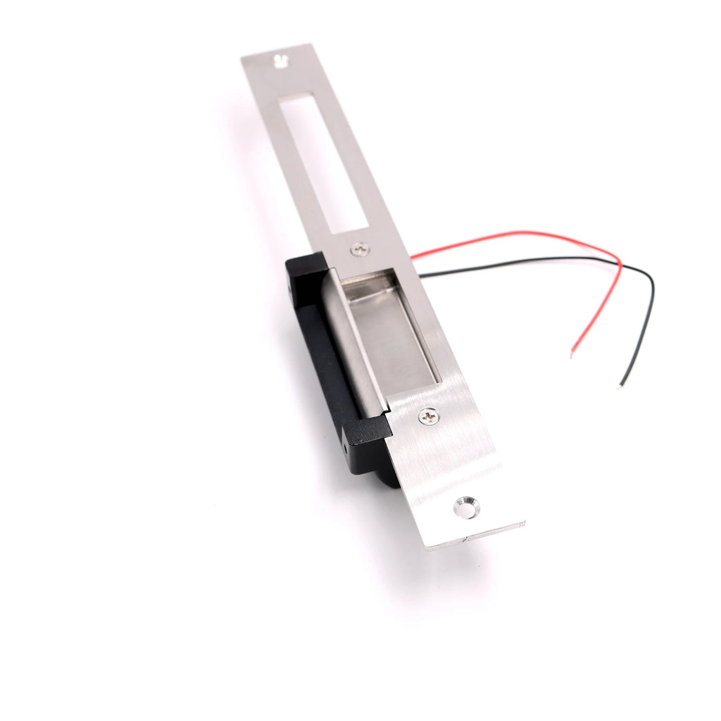 ANSI Double Lock Mouth Port 12V long Plate Door Lock Electric Strike Fail Safe Fail Secure Adjustable Vue 2Cable