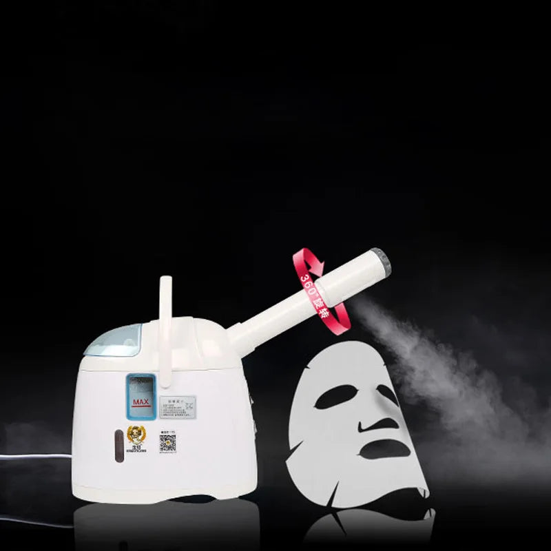 Herbal Ionic Facial Steamer – 6-in-1 Hot & Cold Aroma Mist Facial Steamer Vue