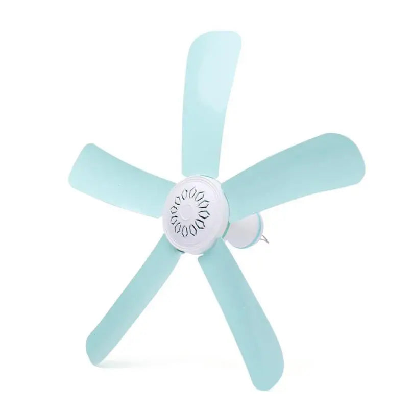 Mini Silent Ceiling Fan 10W Energy Saving 220V – Blue Mini Ceiling Fan Vue