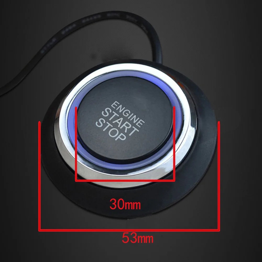 Button Start Stop Car Engine With Wire Circuit Board Lgnition Starter Engine Starter Switch Work Push Start GIORDON System A Vue