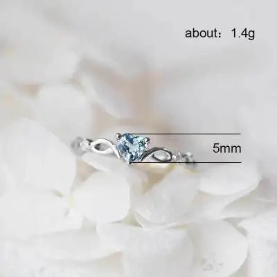 Huitan Heart Ring for Women – Cubic Zirconia Fashion Ring Fashion Ring Vue