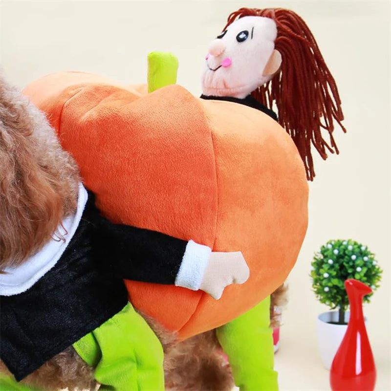 Funny Pet Cat Dog Costumes Dog Apparel Clothes For Christmas Halloween Cosplay Move Pumpkin Costume Jacket Cloak Dog Accessories Vue