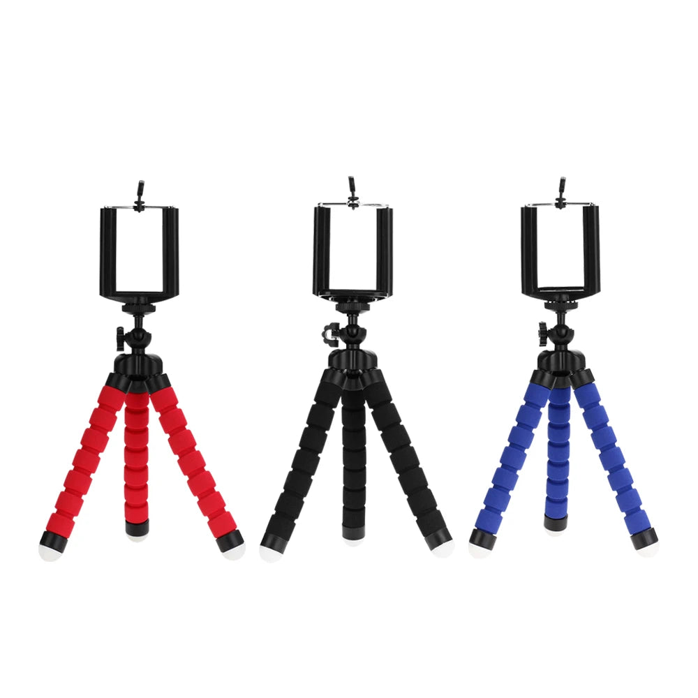 Tripods Tripod For Phone Mobile Camera Holder Clip Smartphone Monopod Tripe Stand Octopus Mini Tripod Stativ For Phone Vue