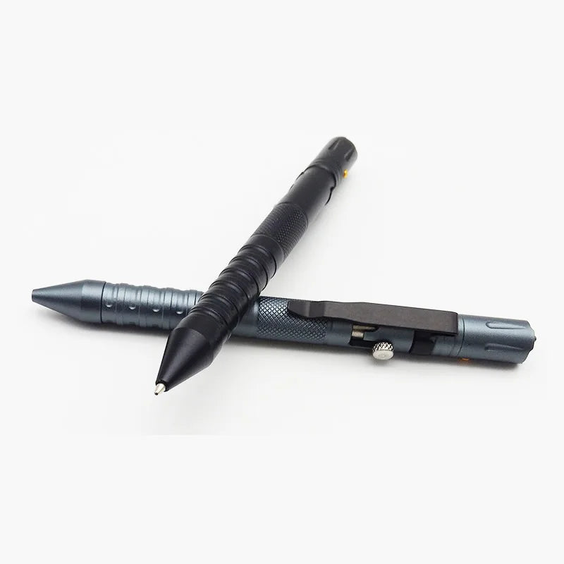 3-In-1 Outdoor EDC Multi-Function Self Defense Tactical Pen With Bolt Switch Emergency Led Light Glass Breaker Birthday Gift Vue