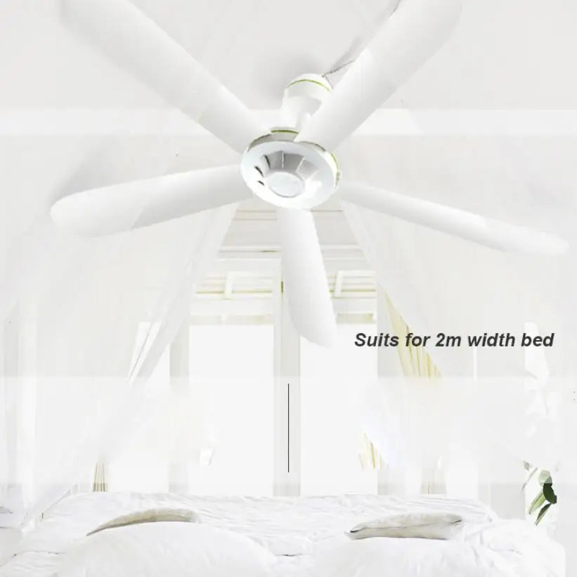 5-Blade 27.5" Ceiling Fan 70cm 20W Ultra-Quiet Hanging Fan Ceiling Hanging Fan Vue