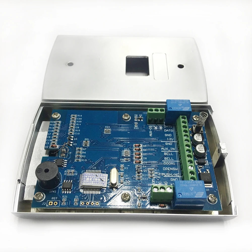 12VDC/2A Backlight RFID Metal Access Control EM Card Reader Keypad, 1000 Users, Door Bell, 125KHz, Key Fobs, Door Access System Vue