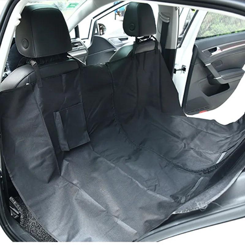 Professional Dog Car Seat Cover Mat Anti-slip Car Mat Pet Travel Universal Waterproof Hammock for Trucks SUV Pet Car Accessories Vue black 140X150cm