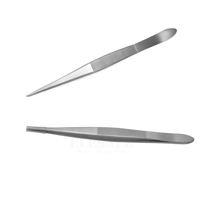 Stainless Steel Tweezers Grip Small Things For Makeup Eyebow Cut First Aid Kits Supplies Hand Craft Phone Repairing Vue