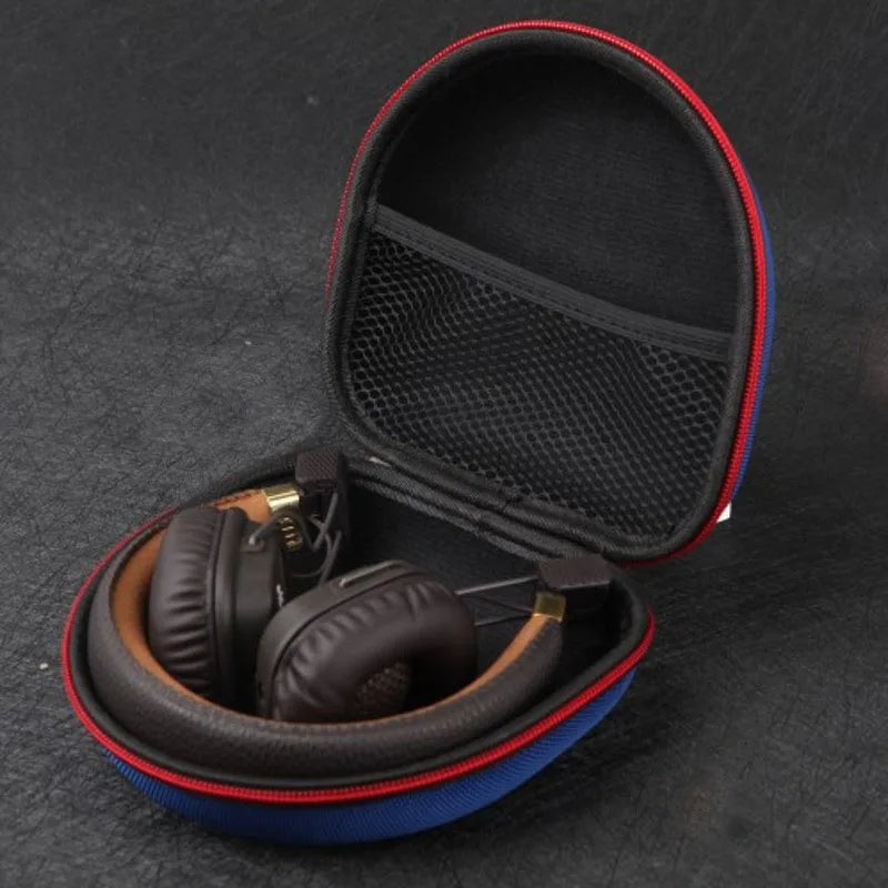 Headphones Storage Bag Carrying Hard box Case for Headphones Earphone TF Card Case for Marshall Headphones Accessories Organizer Vue